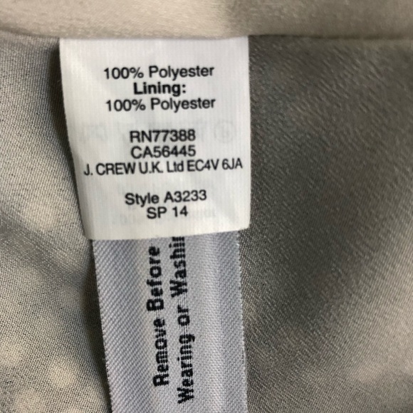 JCrew Navy Polka Dot Skirt - Picture 4 of 6